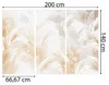 Selbstklebende Fototapete Goldene Palmenblätter in Zarter Produktbild-Vorschau 4