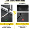 A comparison image showing two different types of worktables, highlighting the features of one over the other. Anteprima dell’immagine prodotto