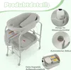 Přebalovací pult COSTWAY 4 v 1 skládací s vaničkou, Náhled obrázku produktu 6