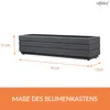 ALFALUX Blumenkasten Blumentöpfe Pflanzkasten Holz Kübel Produktbild-Vorschau 2