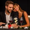 Relaxdays Večná ruža v pohári, LED osvetlenie, rozmery: 22 Náhľad obrázku produktu 3