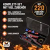 MONZANA® Abisolierzange 3in1 Set 220-teilig Zubehör Box Produktbild-Vorschau 2