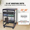 SucceBuy 15U szafa serwerowa z otwartą ramą, 15'' - 40'' Podgląd zdjęcia produktu 2
