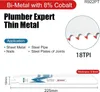EZARC Pístové pilové kotouče bimetalové 225mm 18TPI (5 Náhled obrázku produktu 2