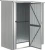vidaXL Prístrešok na náradie šedý 180,5x97x209,5 cm Náhľad obrázku produktu 4