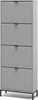 Schuhkipper Vicco Eliza Grau 60 x 168 cm mit 4 Produktbild-Vorschau 1