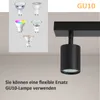 ZMH LED Deckenleuchte Schwarz 5 Flammig Deckenlampe  Produktbild-Vorschau 3