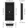 VEVOR Nisza ścienna 10x40.64x81.28cm Nisza prysznicowa Podgląd zdjęcia produktu 8