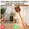 Fliegenklatsche Leder mit Holzgriff extra lang 51 cm, Produktbild-Vorschau 6