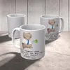 Mr. & Mrs. Panda Becher Beamter Kaffeepause - Grau Pastell Produktbild-Vorschau 5