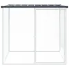 Hühnerkäfig mit Dach Anthrazit 103x98x90 cm Verzinkter Produktbild-Vorschau 3