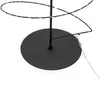 Albero di Natale a spirale con 47 LED metallici in nero con Anteprima dell’immagine prodotto 5
