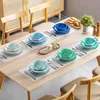 Service de table en faïence, 48 pièces service combiné, set Voir les images du produit 7