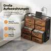 Commode HOKEEPER, commode à 8 tiroirs en tissu, meuble de Voir les images du produit 2