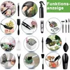 Bonsai Werkzeug Set 15 Stš¹ck mit wasserdichte Umtopfmatte Produktbild-Vorschau 3