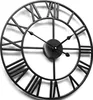 Zegar ścienny retro cyfry rzymskie LOFT śr. 50 cm - czarny Podgląd zdjęcia produktu 2
