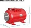 Wiltec Ausdehnungsgefäß 24 Liter, Membrankessel für Produktbild-Vorschau 2