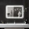 Miroir de salle de bain LED HOMCOM, coussin anti-buée, 3 Voir les images du produit 2