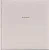 A plain, light gray album with the word "MEMORIES" in gold lettering. Podgląd zdjęcia produktu