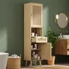 Flieks Badezimmer-Hochschrank mit Rattan-Schranktüren, Produktbild-Vorschau 2
