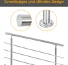 EINFEBEN Treppengeländer Geländer Edelstahl 120 cm 5 Produktbild-Vorschau 5