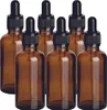 set di 6 bottiglie con pipetta da 50 ml in vetro ambrato - Anteprima dell’immagine prodotto 1
