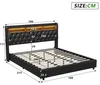 Polsterbett 180x200cm mit Ladefunktion (USB), Jugendbett Produktbild-Vorschau 7