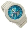 Zegarek męski G-SHOCK GA-2100AS-5AER niebieski sportowy Podgląd zdjęcia produktu 3
