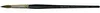 A single paint brush with a black handle and brown bristles is shown against a white background. Produktbild-Vorschau