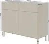 Selsey Veldio New – Sideboard zweitürig mit Rillenfront und Produktbild-Vorschau 5