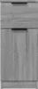 vidaXL Sideboard Gris Sonoma 30x30x70 cm Bois composite Voir les images du produit 8