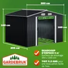 GARDEBRUK Abri de jardin métal XXL anthracite Voir les images du produit 3