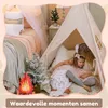 Homeblend Tenda tipi per bambini 120x120x150 cm – Tenda Anteprima dell’immagine prodotto 5