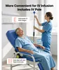 Chaise médicale SucceBuy avec support pour perfusion Voir les images du produit 5