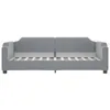 vidaXL Lit de jour avec matelas gris clair 90x190 cm Tissu Voir les images du produit 4