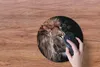 MuchoWow® Mauspad Mousepad Löwe - Blätter - Tiere 30x30 cm Produktbild-Vorschau 3