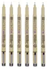 Sakura Pigma Micron, Schwarz, Fein, Mehrfarbig, Hexagonal, Produktbild-Vorschau 6