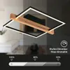 LED Deckenlampe Holz LED Deckenleuchte Wohnzimmer Dimmbar Produktbild-Vorschau 3
