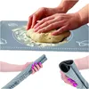 Matte Silikon Backmatte Teigmatte Backunterlage Kuchen Teig Produktbild-Vorschau 10