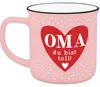 Tazza con aspetto smaltato "Nonna sei grande!" Anteprima dell’immagine prodotto 4
