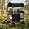 Faltbarer Kinderwagen für 2 mit Bettfunktion, 8-fach Produktbild-Vorschau 2