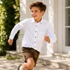 Isar-Trachten Kinder Trachtenhemd "Klassik" 48201 | Weiß Produktbild-Vorschau 4