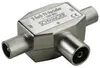 Schwaiger ASV42 531, Kabelsplitter, Silber, Metall Produktbild-Vorschau 1