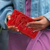 MATADOR LISSABON Leder Damen Geldbörse Langbörse Blumen Rot Produktbild-Vorschau 4