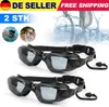 2 STK Wasserdichte und Anti-Beschlag-Schwimmbrille, flach, Produktbild-Vorschau 1