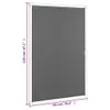vidaXL Moustiquaire pour fenêtre Marron 90x120 cm Voir les images du produit 8