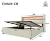 Letto imbottito 160 x 200 cm con vano contenitore con Anteprima dell’immagine prodotto 1