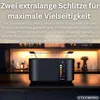 Steinborg XXL 4 Scheiben Toaster Schwarz Lift Funktion Produktbild-Vorschau 3