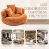 Sweiko Lazy Sofa Durable Confort Lounger haut dossier Pouf Voir les images du produit 5