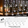 2 stuks sneeuwvlok lichtketting, 94 LED's, lichtgordijn, Productafbeelding-voorbeeld 8